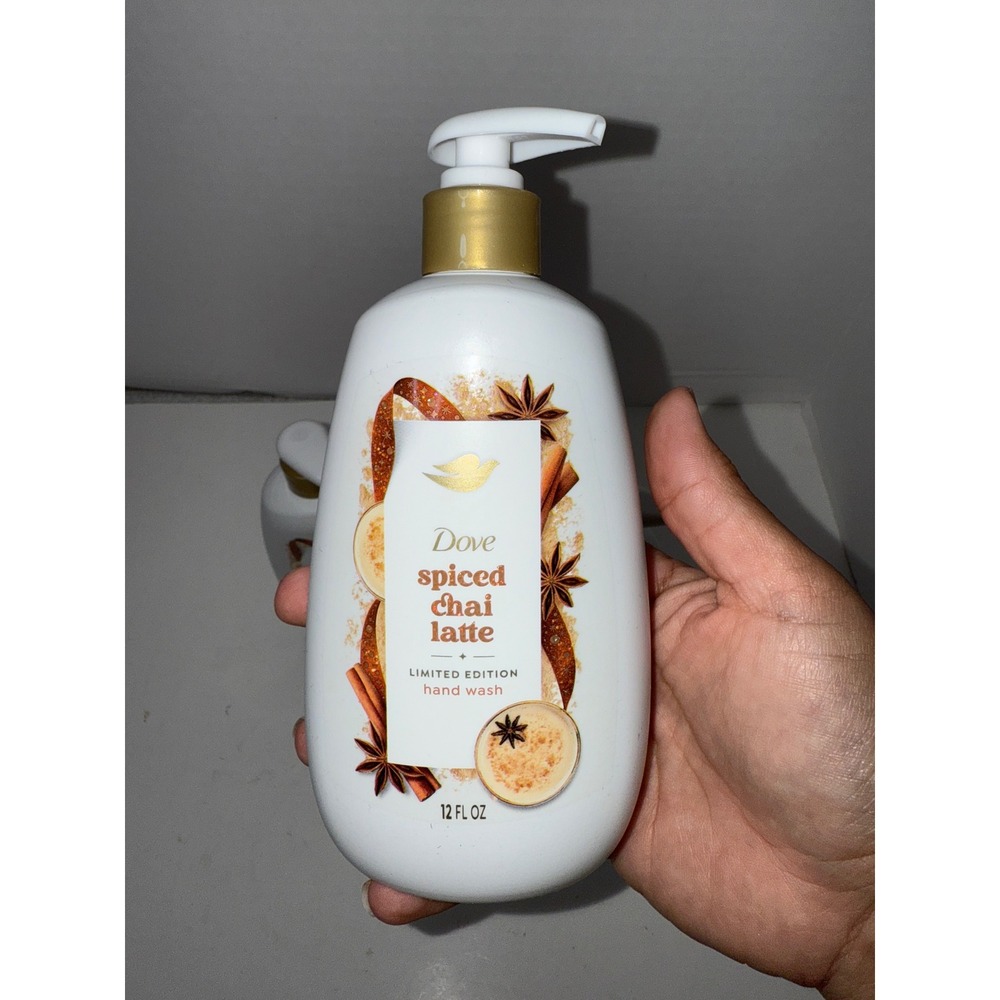 Dove Spiced Chai Latte Hand Wash Limited Edition Holiday Treats 12 fl oz